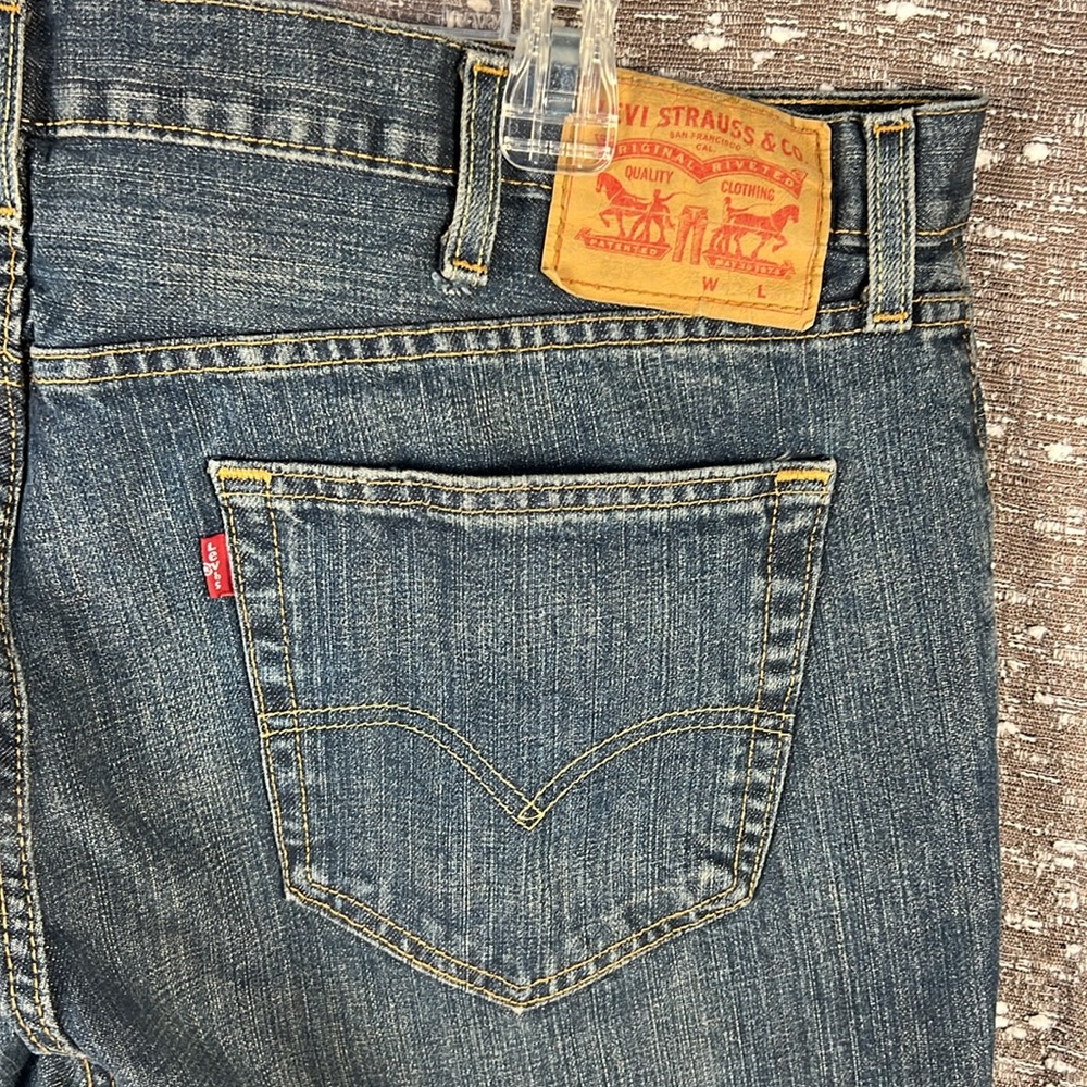 559‎ Relaxed Straight Fit Men's Jeans Size W42 L30 - Picture 12 of 12